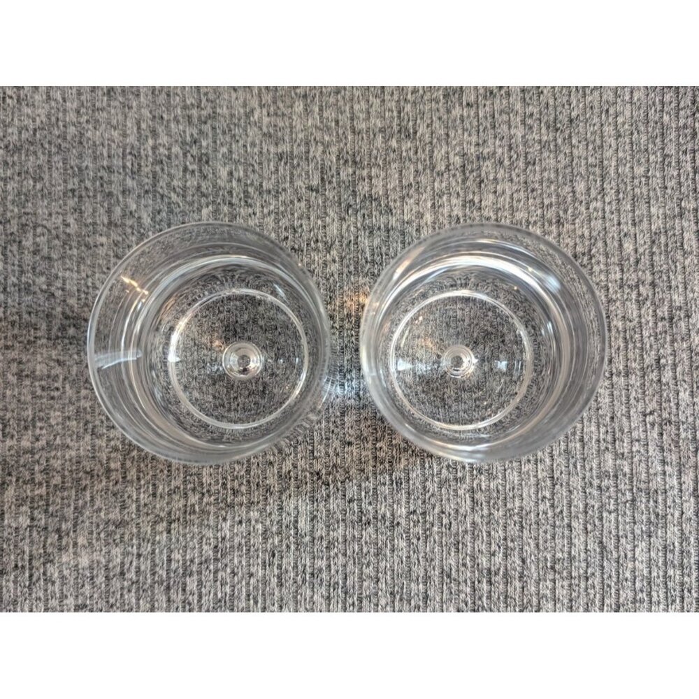 Krosno Short 2.5" Shot Glasses, Clear with Controlled Bubble, Set of 2 EUC - Picture 3 of 4